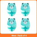 Prise électrique sans punch crochet bleu-4 pcs-1 pack