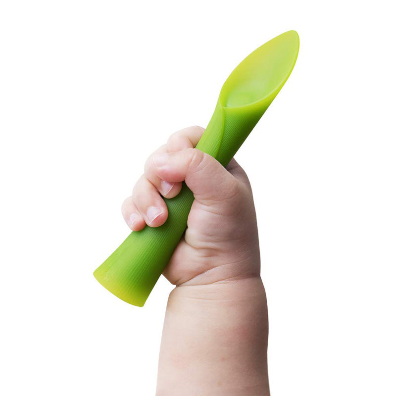 Spoon d'entraînement 2pack Silicone Soft-Tip pour le sevrage de bébé