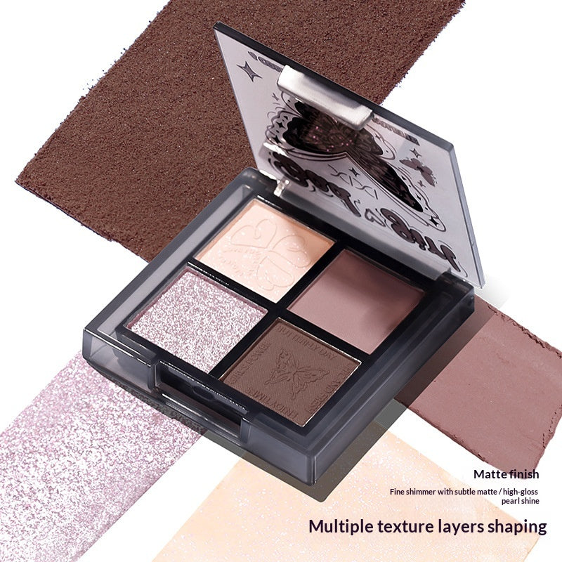 Palette à paupières pures et séduisantes aux tons de thé laiteux