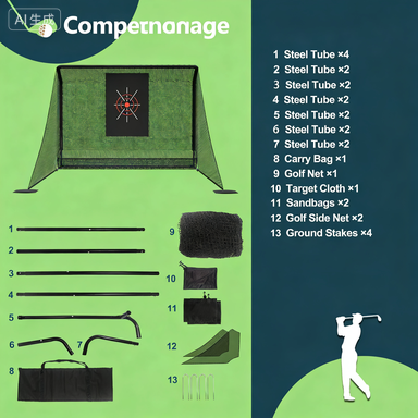 Golf pratique net 10x7ft