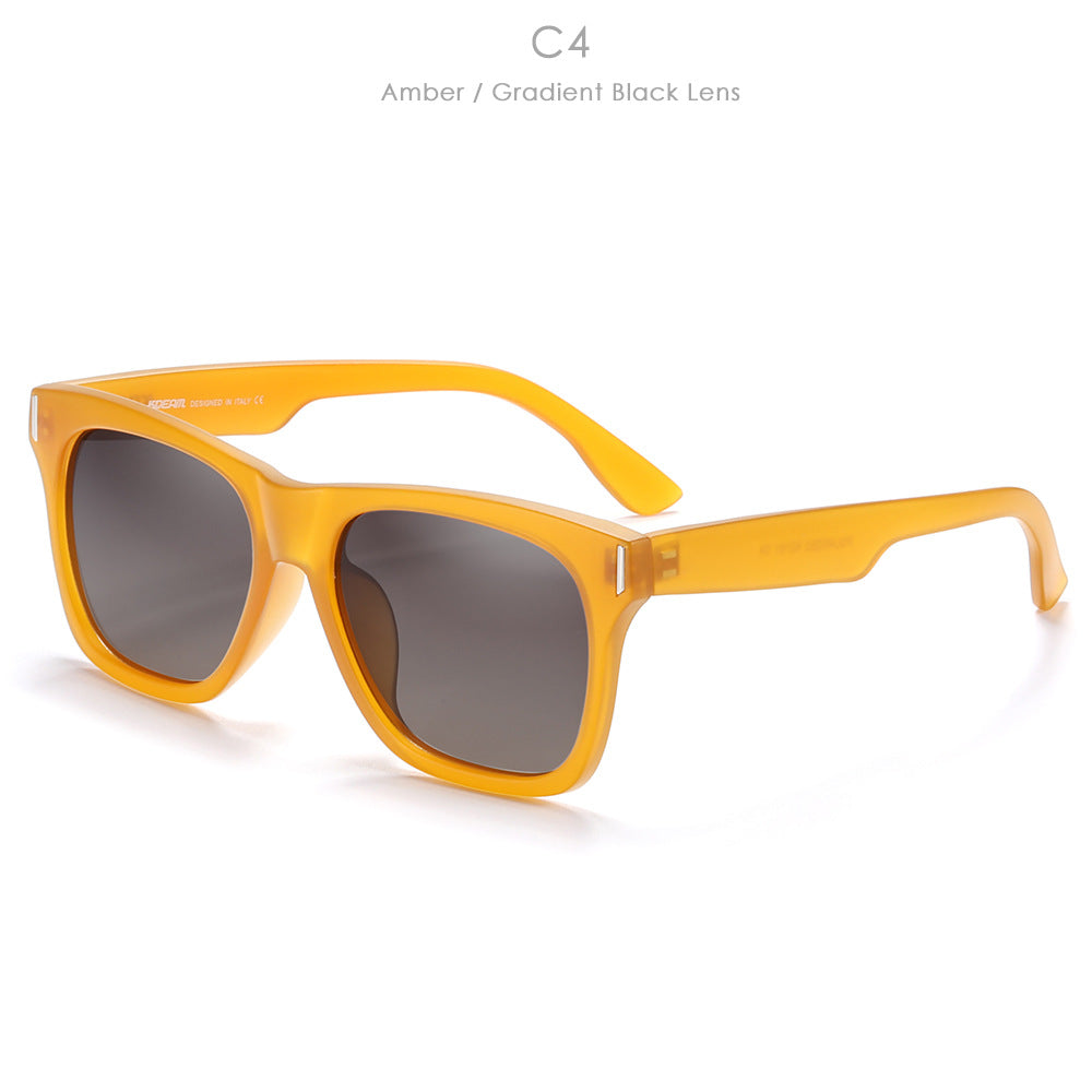 Lunettes de soleil polaires carrées classiques Unisexe