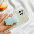 Epoxy 3-dimensionnel Bear Téléphone portable Airbag Bracket Transparent Paste Ins rétractable