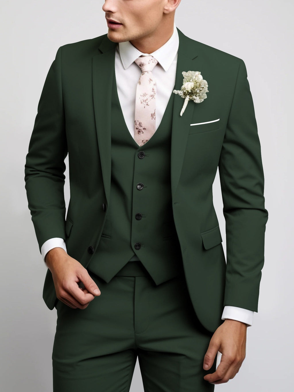 Ensemble de costumes polyvalents à deux boutons pour hommes