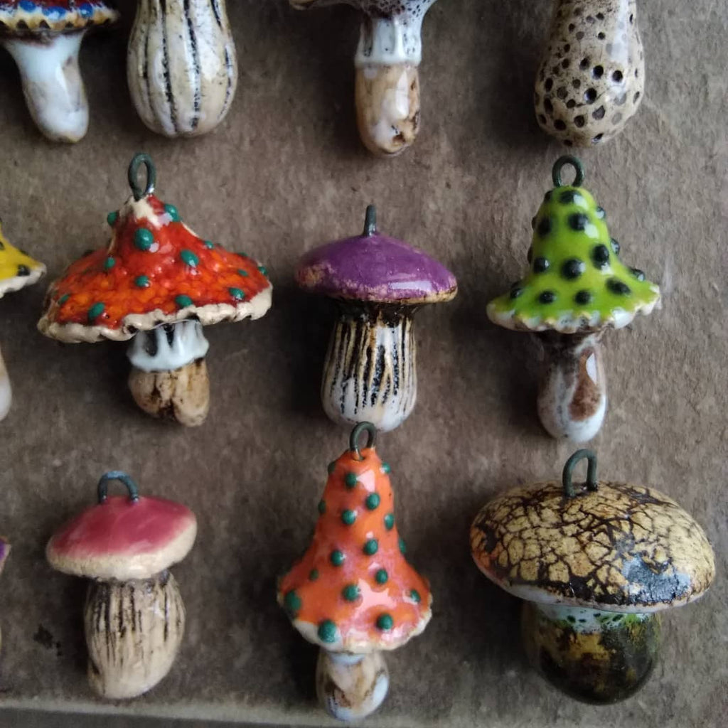 Accessoire de pendentif couleur mode pour champignons