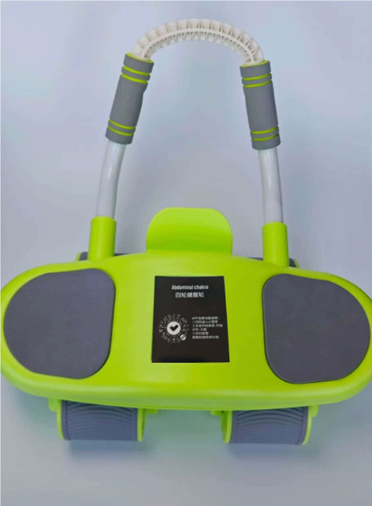 Automatic Rebound Plank-Crunch 2-in-1 Ab Wheel
