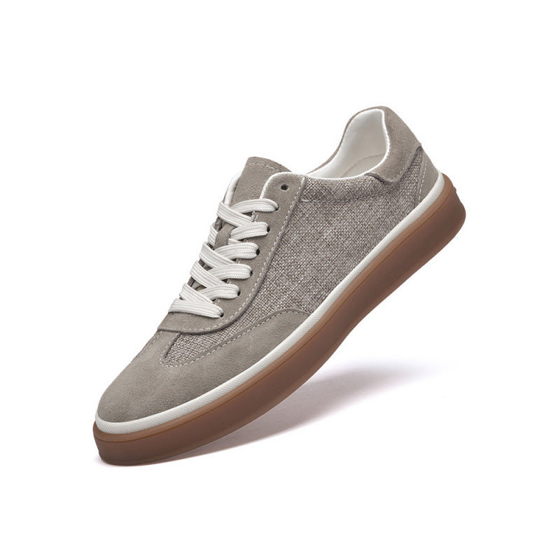 Respirant Casual Bas-top Blanc Sneakers