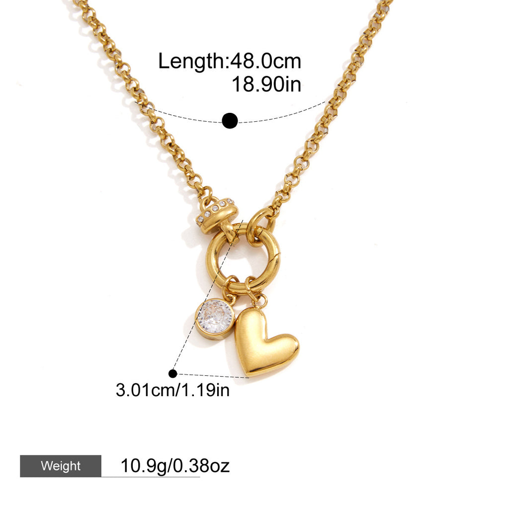 Collier en acier inoxydable pour les femmes