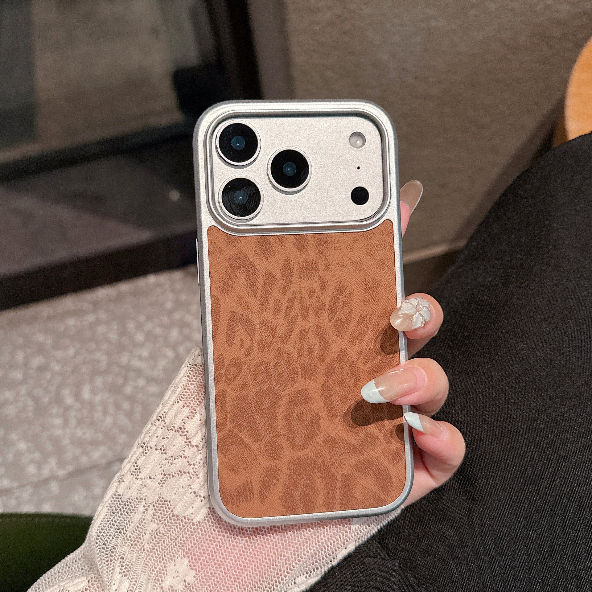 Étui de téléphone en cuir simple et polyvalent