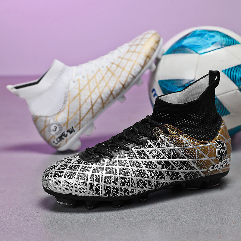 Chaussures de soccer longues et courtes Spikes Adultes Course Chaussures