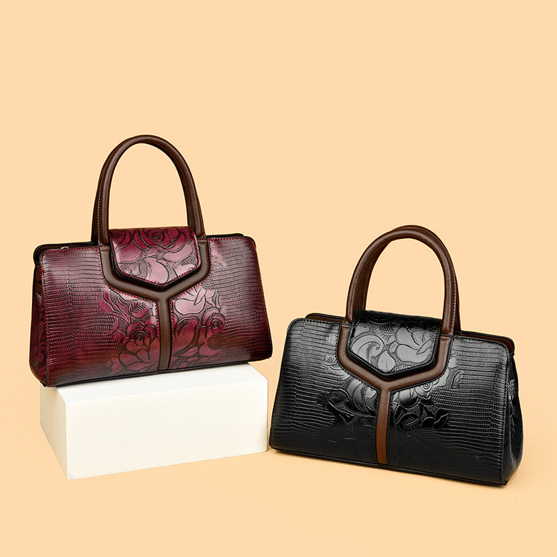 Sac à main pour femmes en cuir crocodile