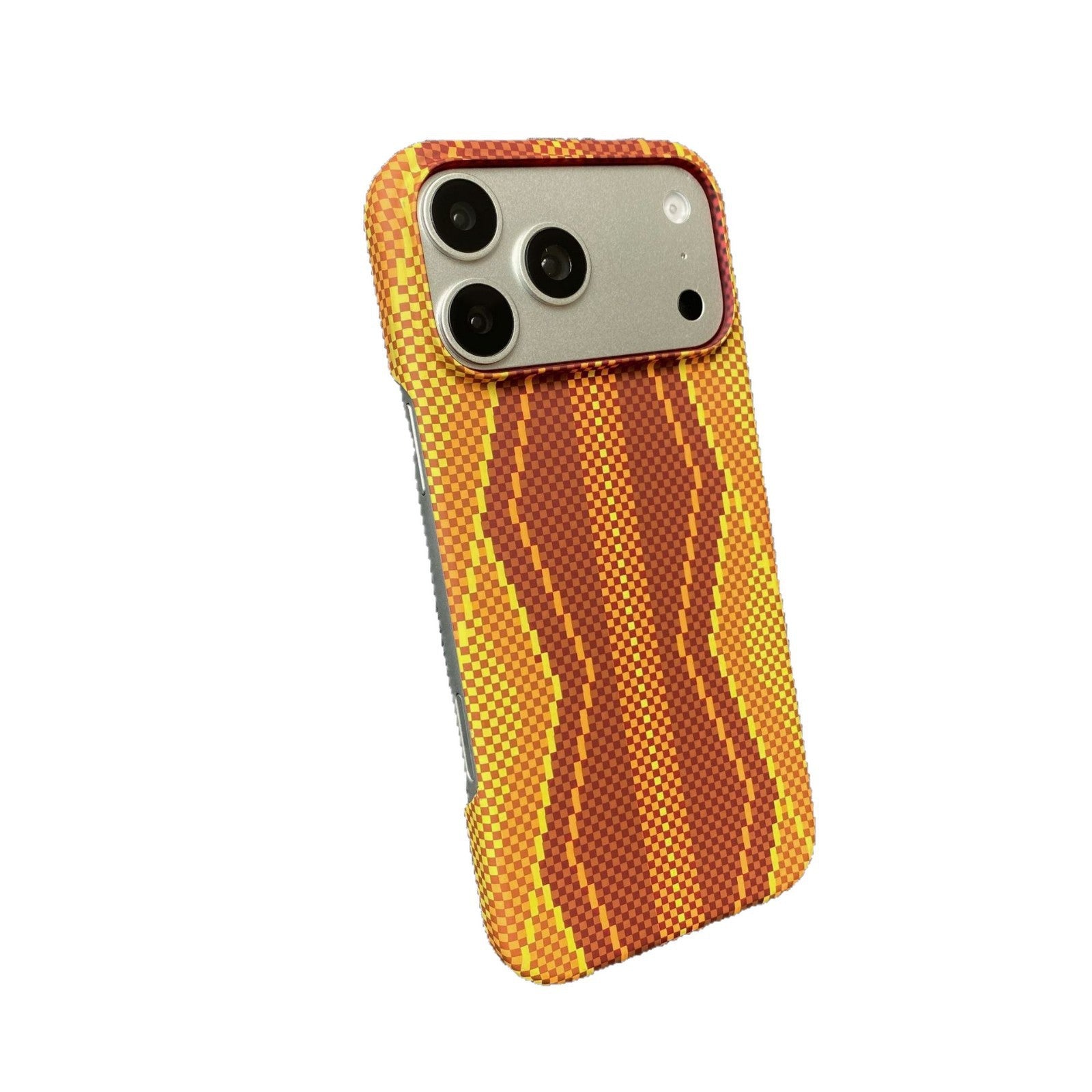 Étui de téléphone à texture kevlar résistant à l'empreinte digitale