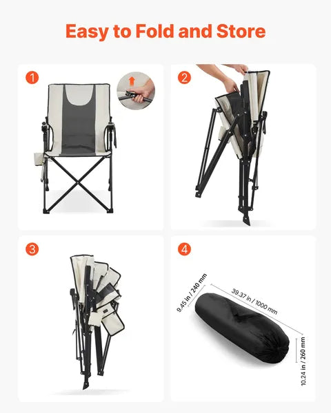 Chaise de camping chauffée VEVOR