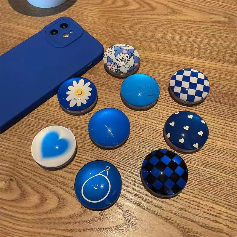 Crystal Blue Airbag Bracket Personnalité Simple Hommes et femmes Stretchable