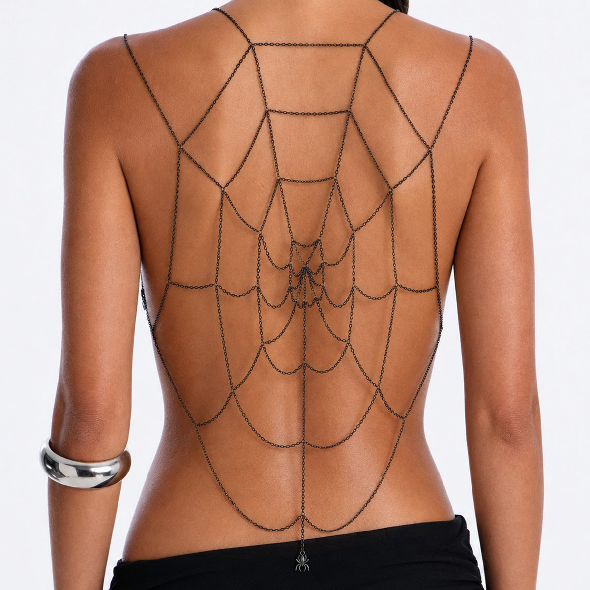 Harnais du corps en chaîne avec pendentif d'araignée