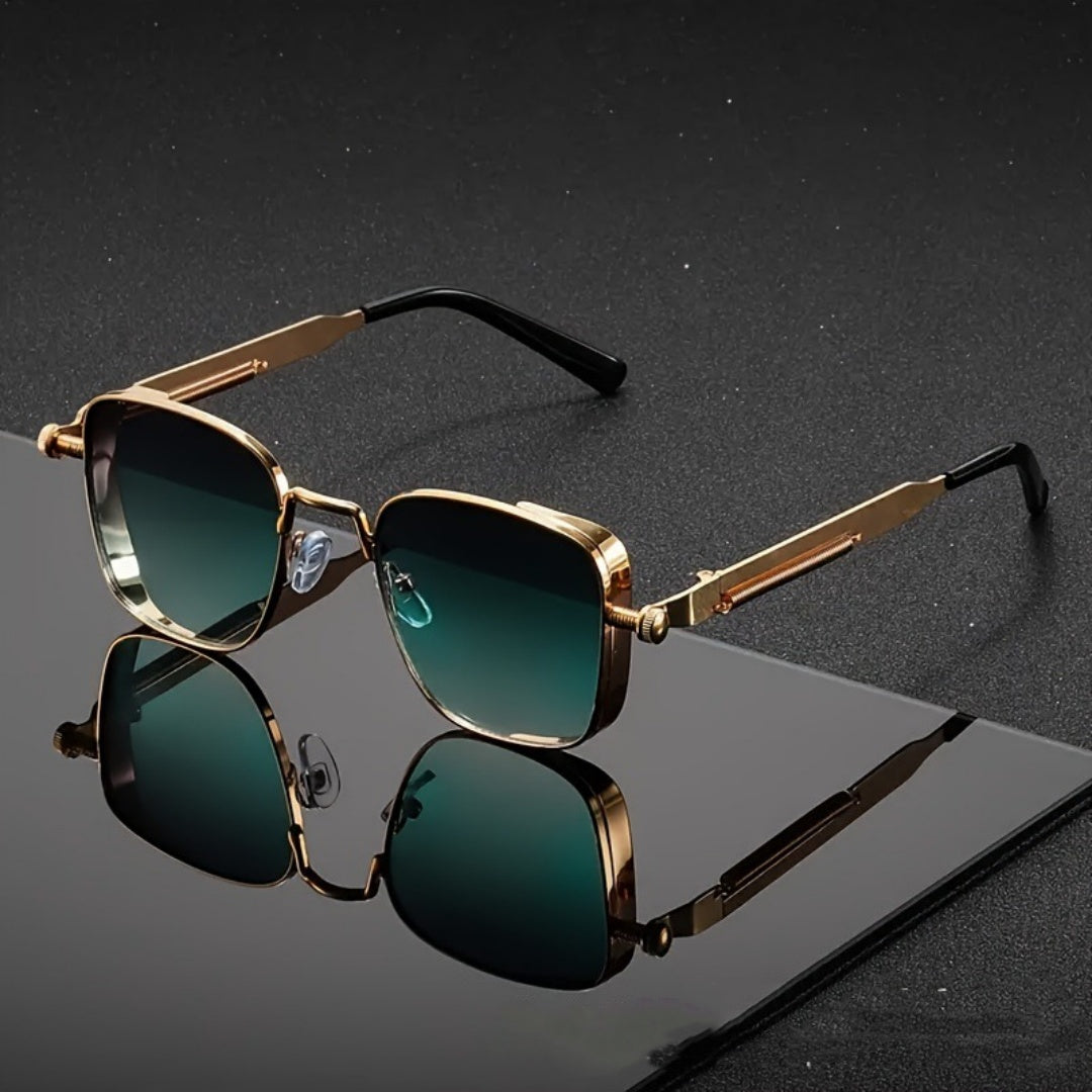 Lunettes de soleil carrées de style vintage avec une touche personnalisée