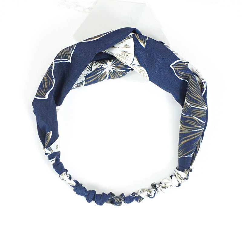 Creative Temperament Print Bandeau noir correspondant à chaque couleur