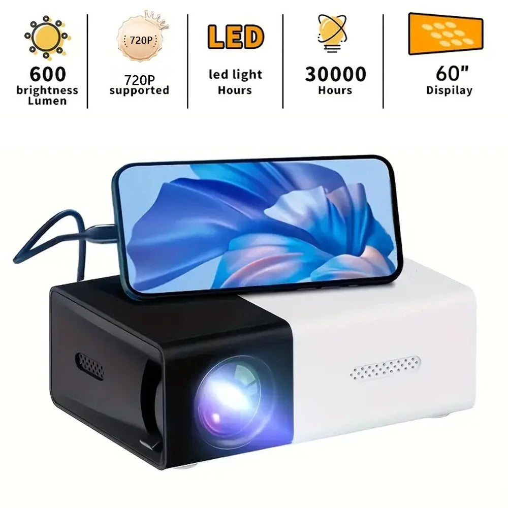 Projecteur portable avec support extensible