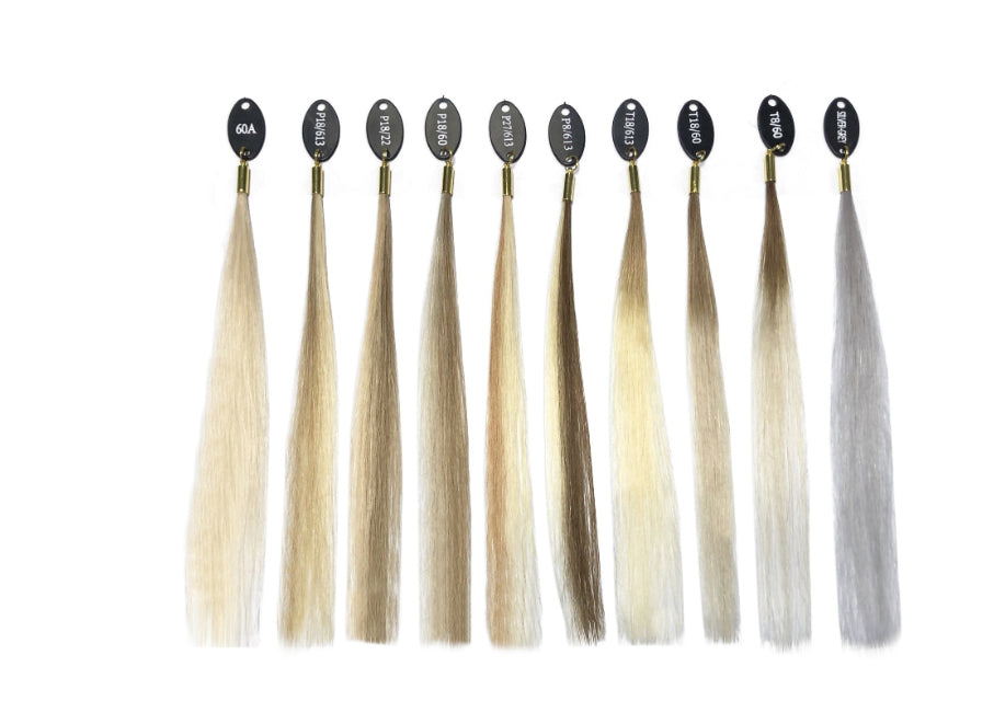 Tableau de couleur des cheveux pour les produits de coiffure