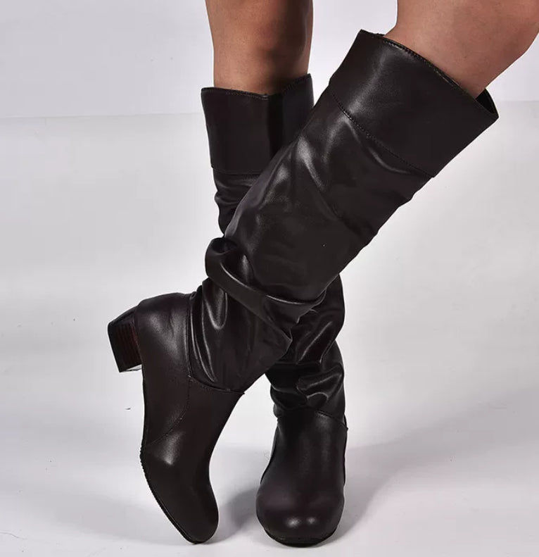 Women's Winter Long Flat Boots