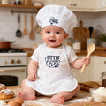 Bébé de 1 mois Photo Outfit Chapeau haut en dentelle Broderie petit chef costume