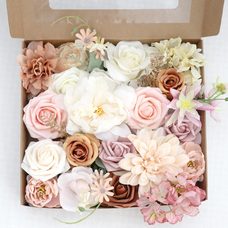 Boîte à fleurs Mariage Anniversaire Fête Cadeau Mariage Demoiselle d'honneur Bouquet de mariée