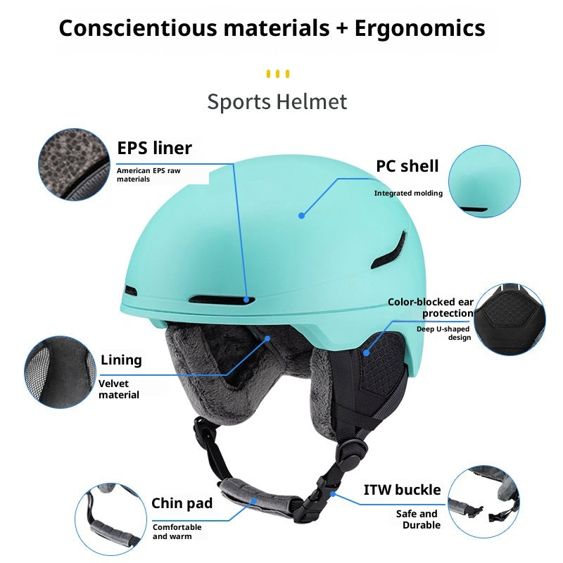 Design en une seule pièce avec lunettes et casque