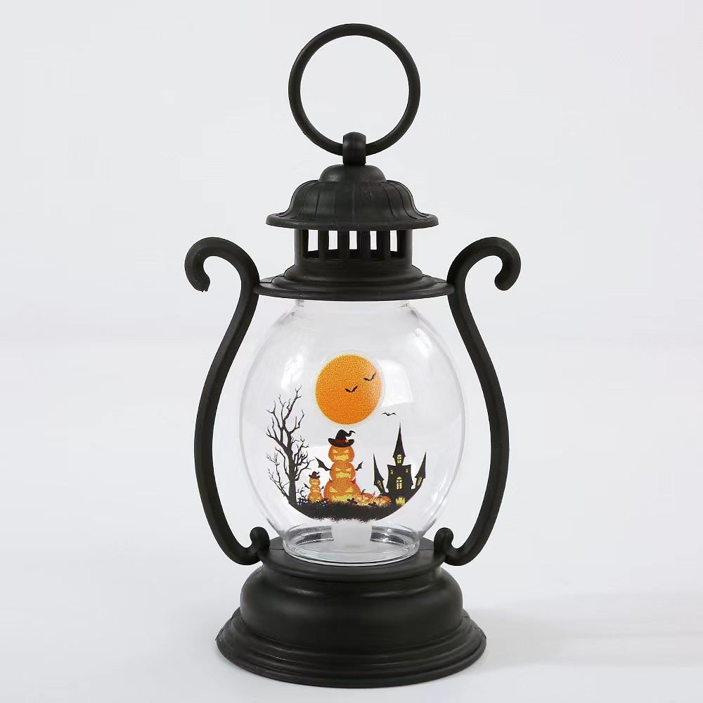 Lanterne de citrouille d'Halloween Kidsren Satchel Night Light Party Atmosphere Décoration Scène