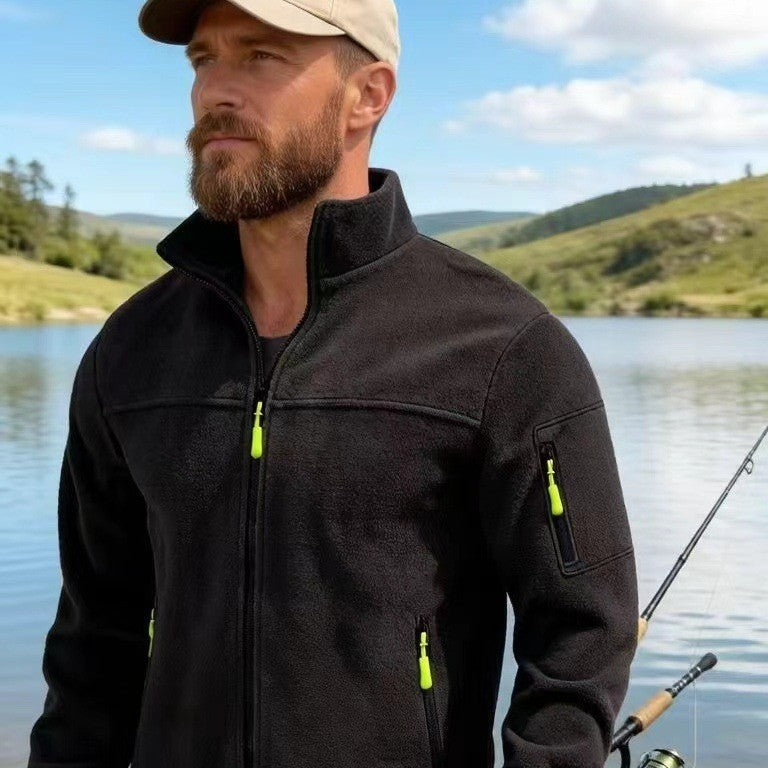Veste en polaire casual pour hommes