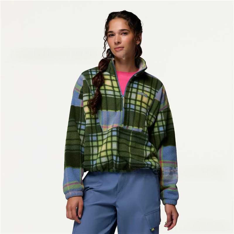 Sweat-shirt à manches longues pour femmes en cuir souple