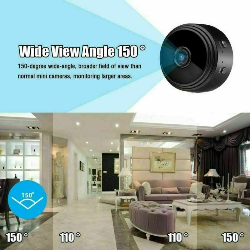 Mini caméra cachée Spy sans fil Wifi IP Maison Sécurité 1080P HD DVR Night Vision