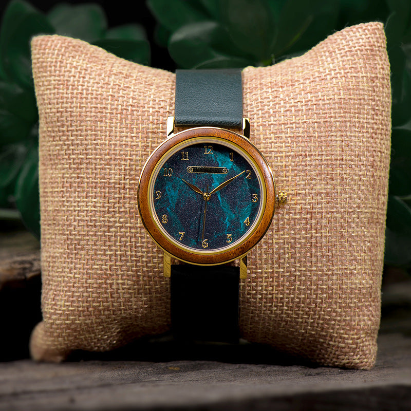 Hommes et femmes Minimalist Montres en bois
