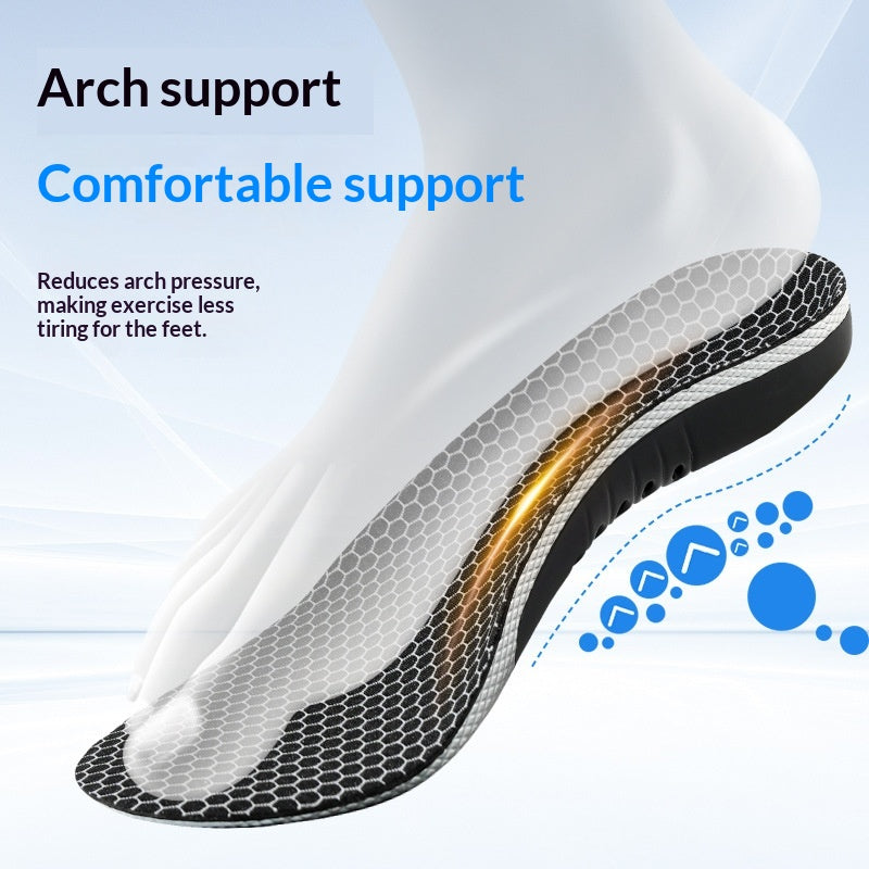 Haute-arche de soutien semelle de sport qui Wicks Away Sweat et contrôle Odor