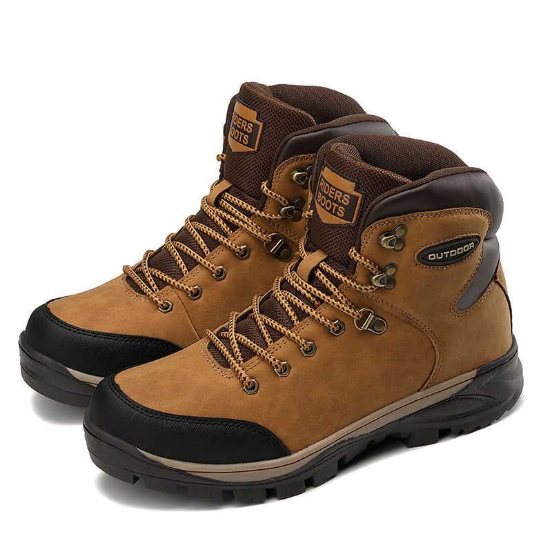 Chaussures Homme de grande taille d'hiver Bottes de coton haut de gamme Plus Velvet pour garder chaud