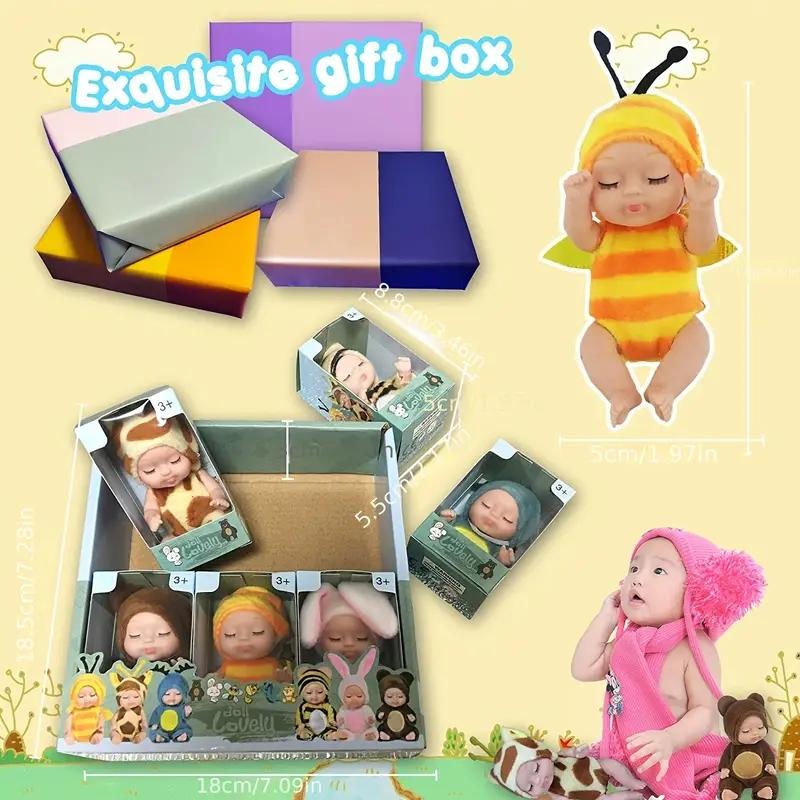 Ensemble de 6 poupées princesses dans une boîte cadeau L'anniversaire parfait