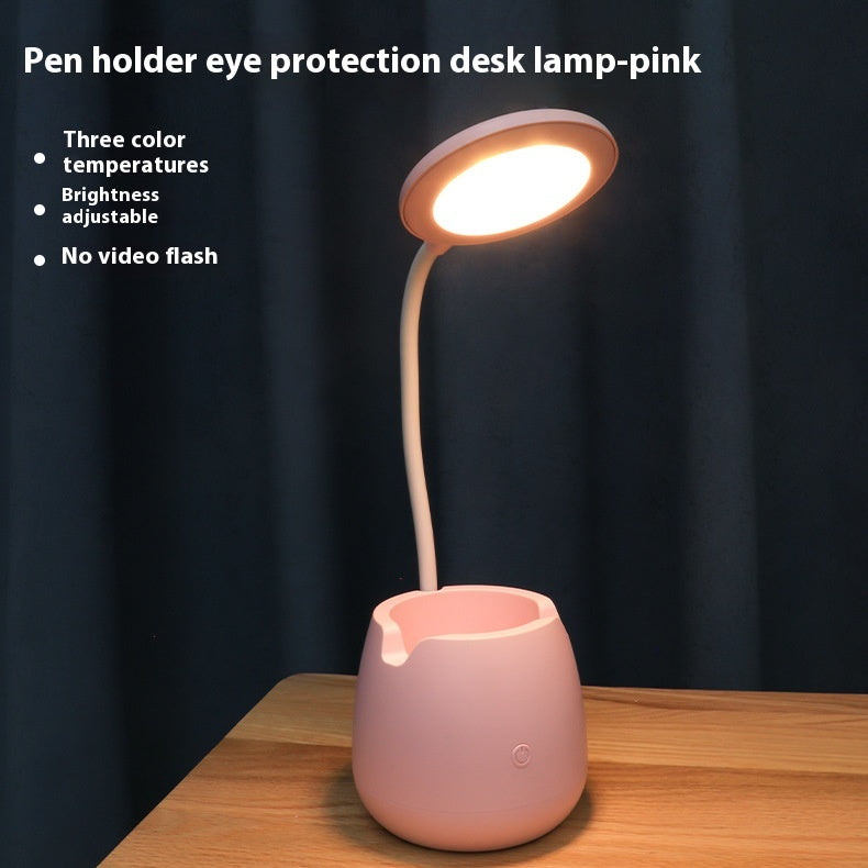 Led Pen Conteneur Lampe de table Protection des yeux Apprentissage Lit dédié Dortoir étudiant R
