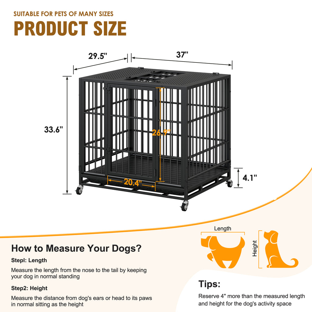 Crate de chiens lourds
