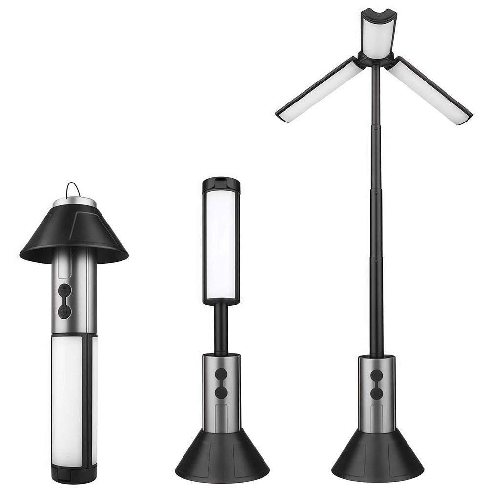 Lampadaire pliant multi-fonctions extérieur