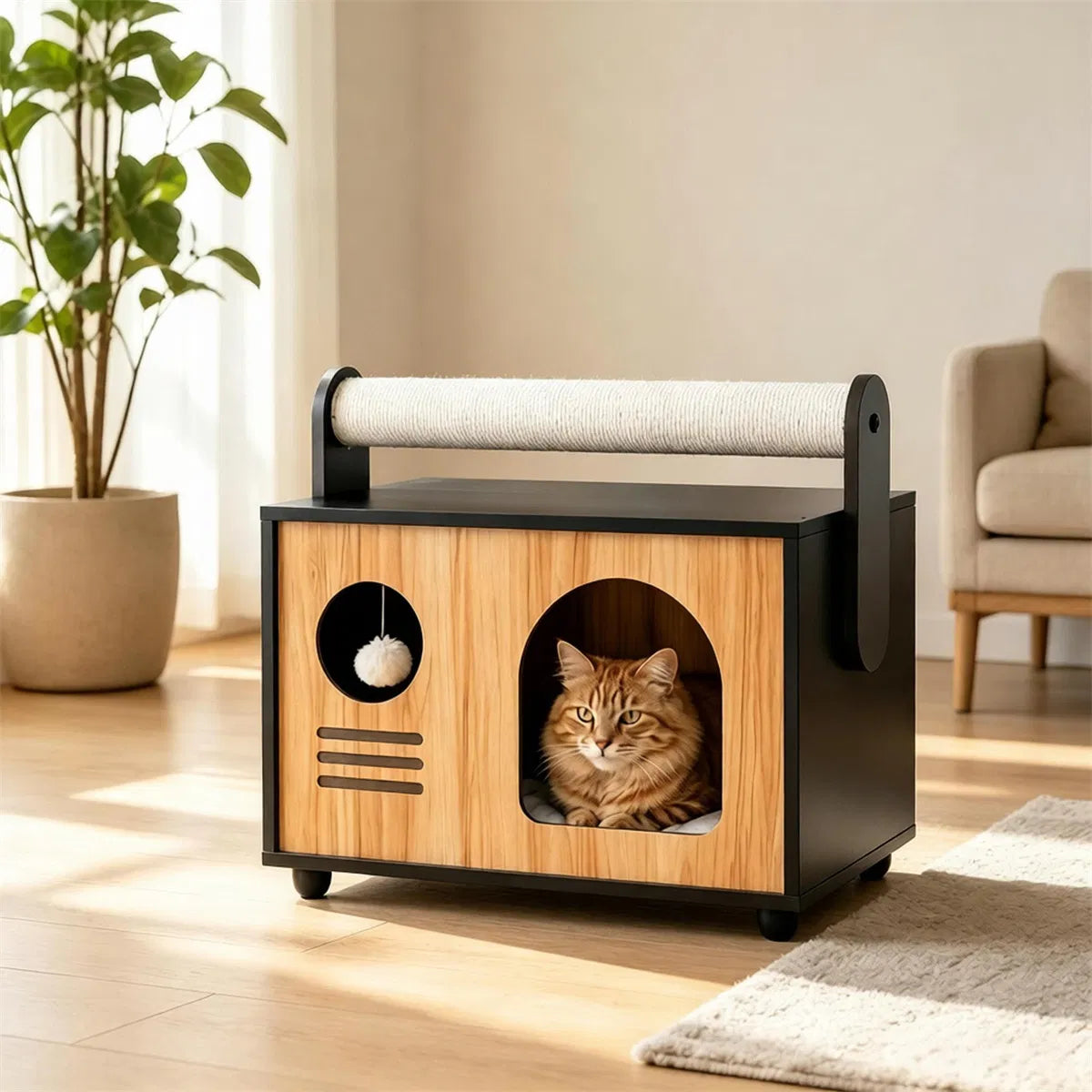 Chat et chien Kennel moderne 19 pouces X 12 X 17,5
