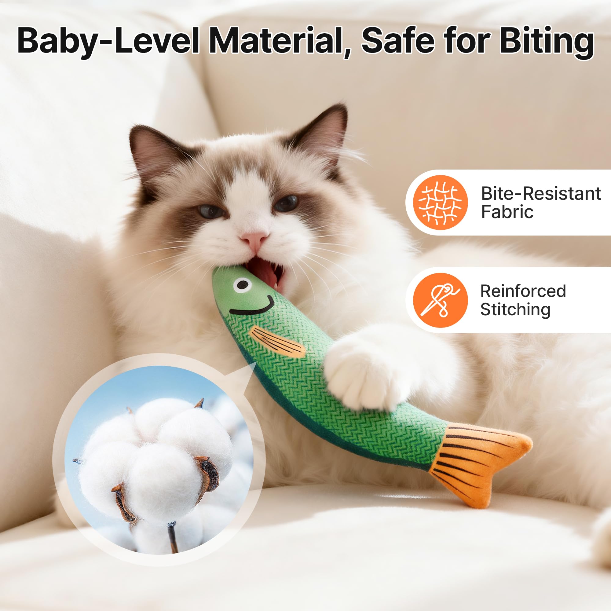 Jouets de chat Sauer Poisson