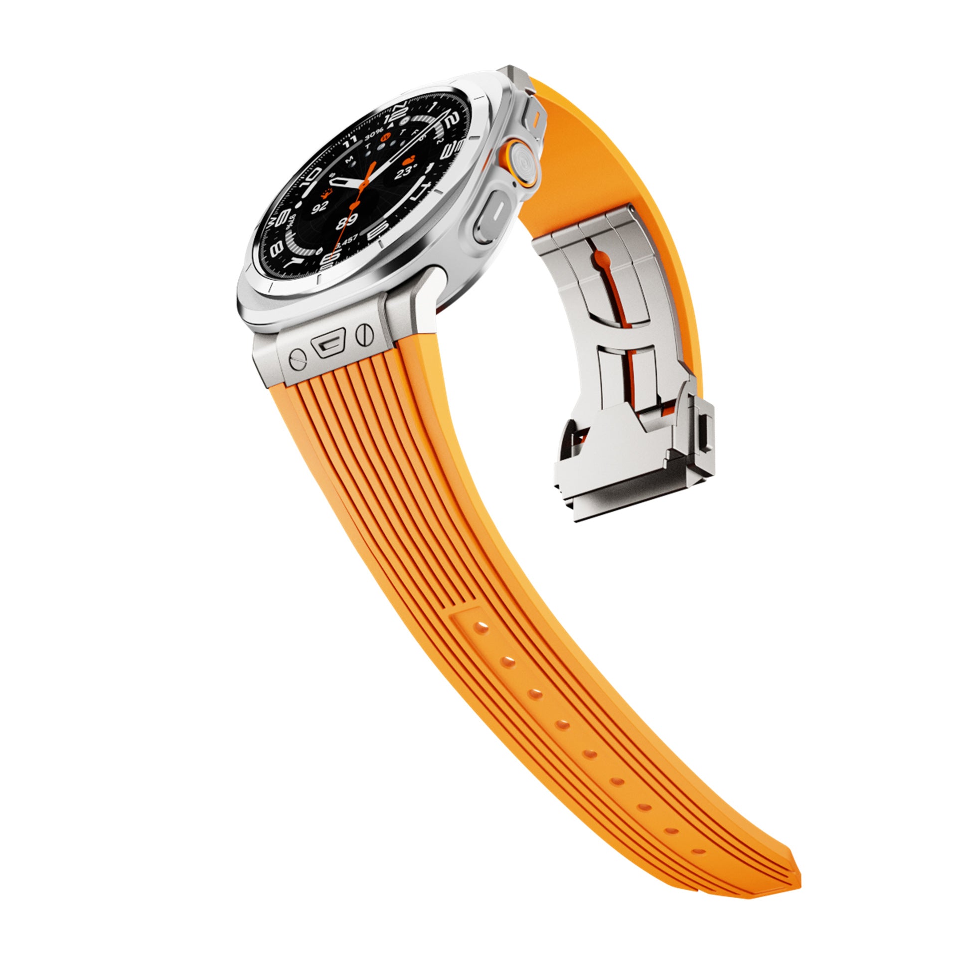 Bracelet de montre à grains en alliage de silicone