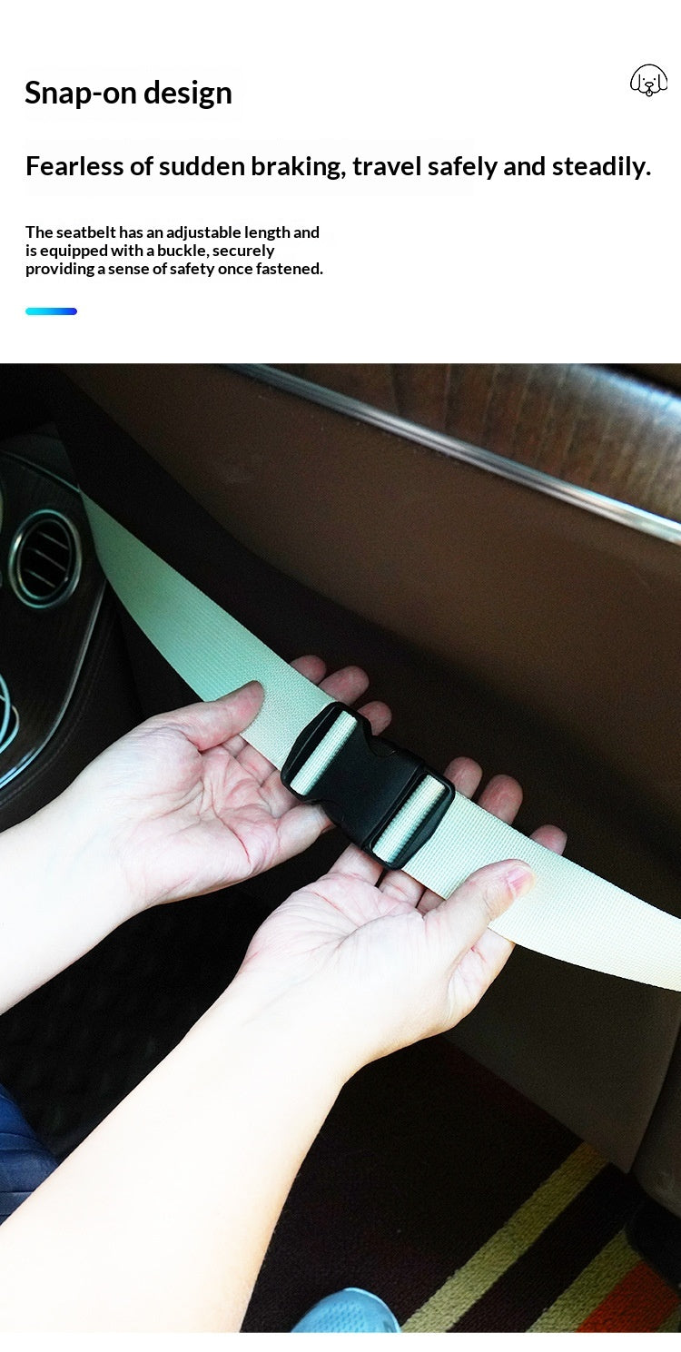 Imperméable amovible voiture portable de sécurité siège lit pour les animaux de compagnie