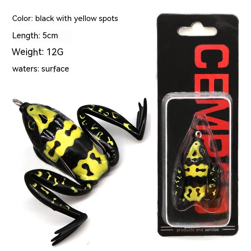 Bionic Real Thunder Frog Snake Head se spécialise dans tuer Black Thunder Frog Jambes Double