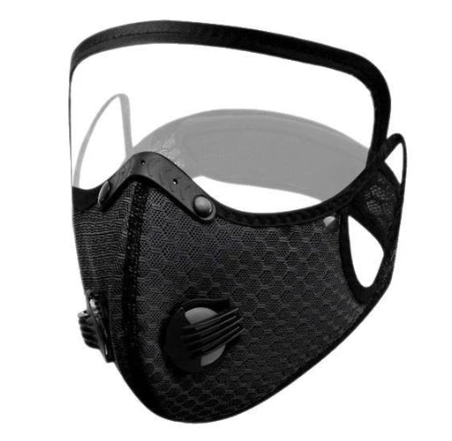 Masque à vélo noir-1 pièce