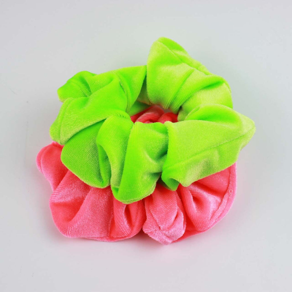 Fluorescent Color Updo Coiffure Anneau Femme