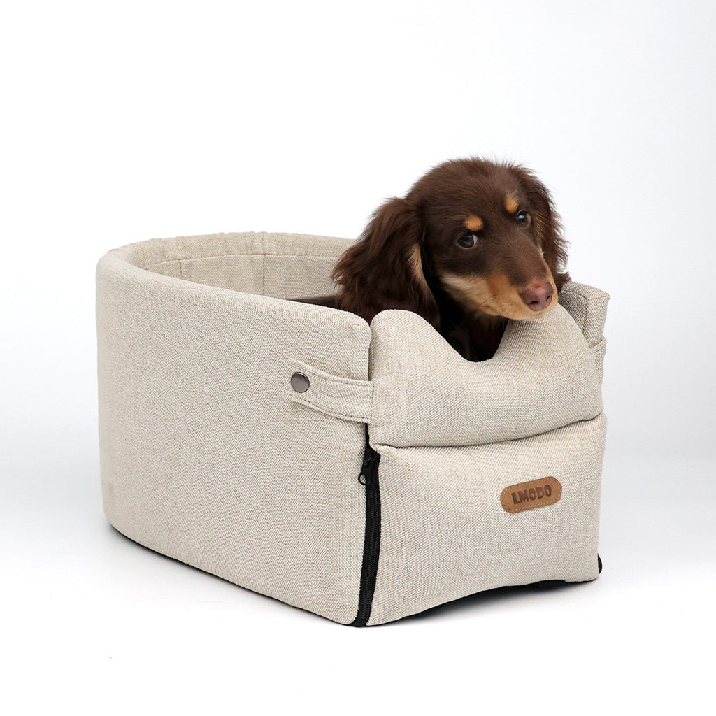 Car Central Dog Siège de voiture Lit Portable porte-chien pour petits chiens et chats Sécurité Voyage Ba
