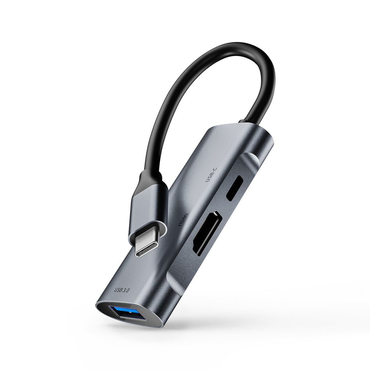Type-C 3-en-1 HDMI PD USB 30 Support Dock Expansion