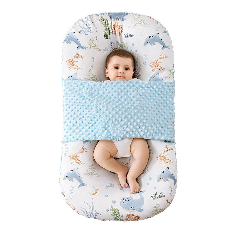Minimally imprimé bébé apaisant et lit anti-stupéfiant