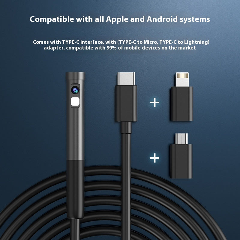 Dual Lens HD All-in-one Type-C Mobile Phone Endoscope
