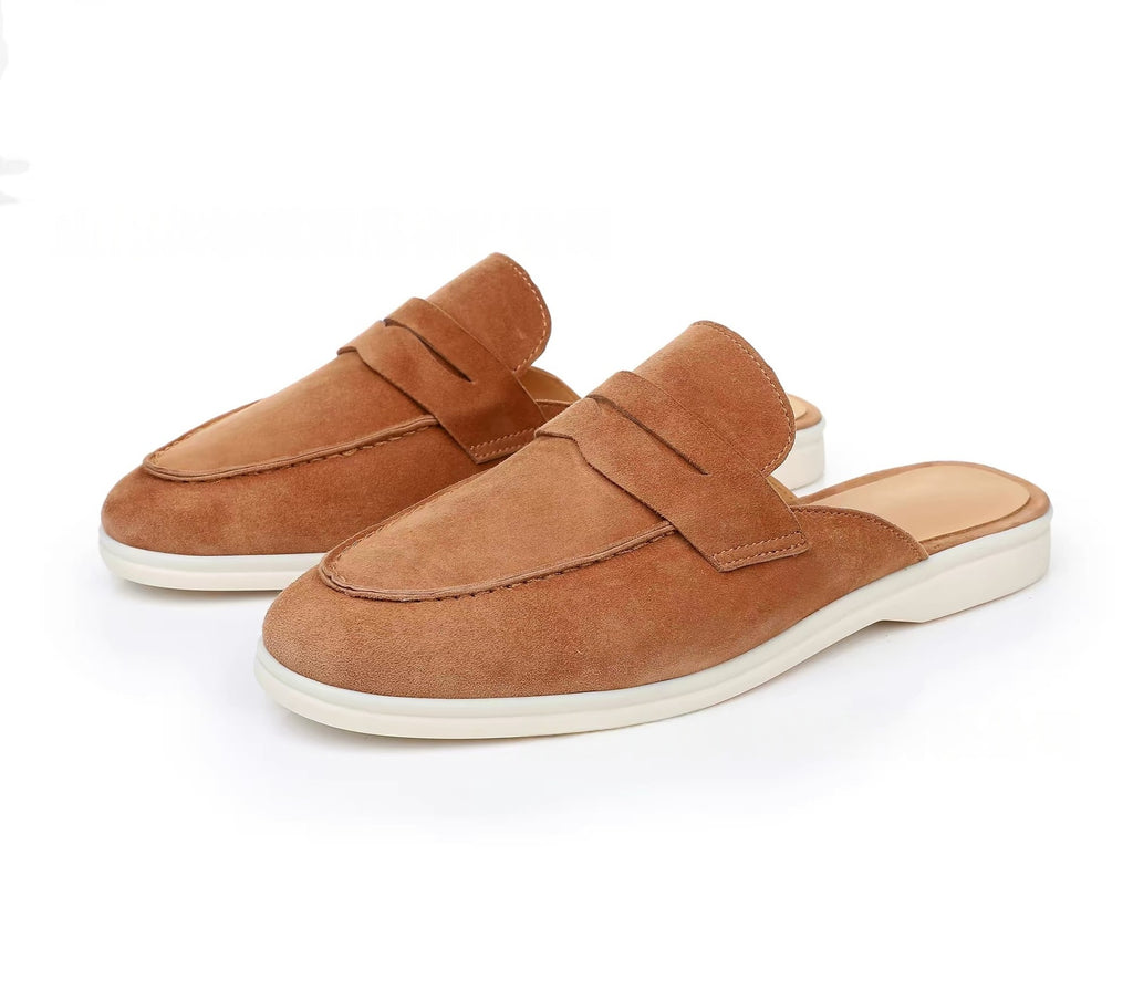 Men's Loafers Fashion British Style White Sole