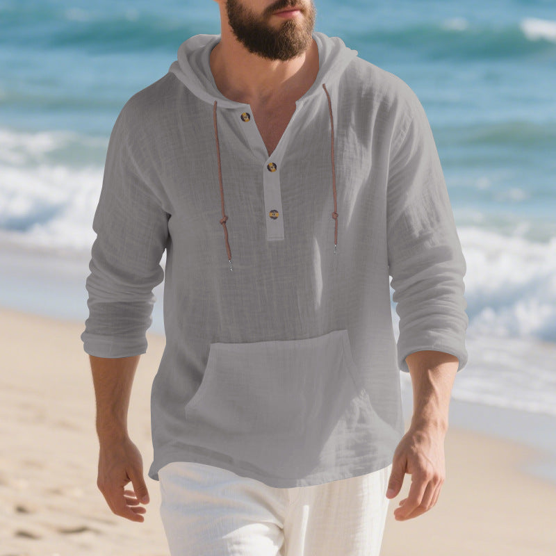 T-shirt à manches longues pour hommes